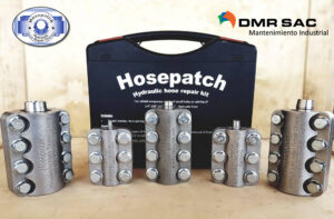Diferentes tamaños de abrazaderas para reparación de mangueras hidráulicas Hosepatch
