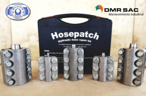 Diferentes tamaños de abrazaderas para reparación de mangueras hidráulicas Hosepatch