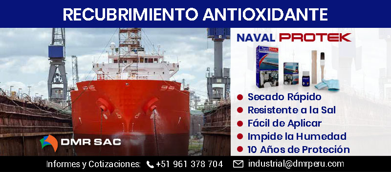 Recubrimiento antioxidante naval protek para proteccion de equipo-maritimo