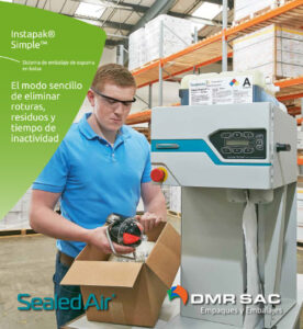 Máquina de embalaje de espuma protectora a demanda Instapak Simple de Sealed Air para protección de productos