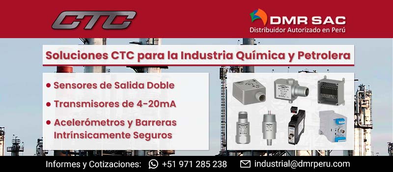 Portada: Soluciones CTC para monitoreo de condiciones y mantenimiento predictivo en industria química, petrolera y gas