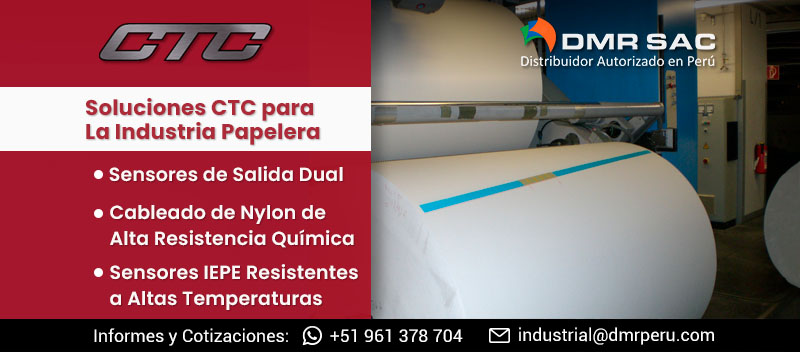 Portada: Monitoreo de condicion y mantenimiento predictivo CTC para la industria del papel en Perú
