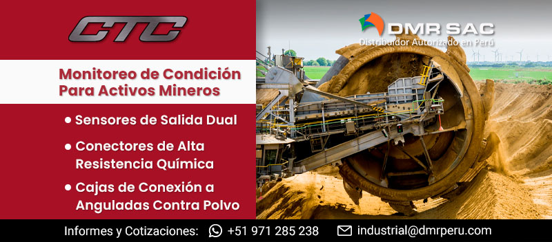 Portada: Monitoreo de condicion y mantenimiento predictivo CTC para la minería en Perú