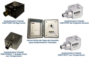 Caja de conexión para acelerómetros triaxiales de STI para mantenimiento predictivo